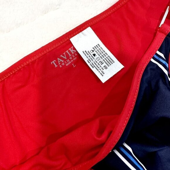 NWT Tavik Kendra Swim Bottom Evening Blue Stripe - Large - Picture 3 of 12